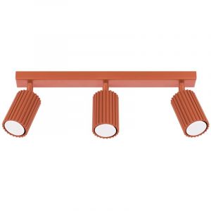 Plafonnier Karbon aluminium 3xGU10 45cm Sollux