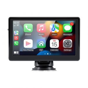 GEARELEC Autoradio Cartouc Carte Sans Fil Portable 7 s Carplay Radio &Eacute;cran Tactile Casque Bluetooth Lecteur Multim&eacute;dia St&eacute;r&eacute;o