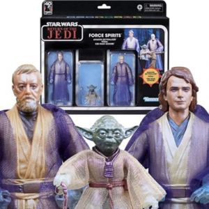Hasbro Original Star Wars The Black Series Force Ghosts Pack de 3 Figuras