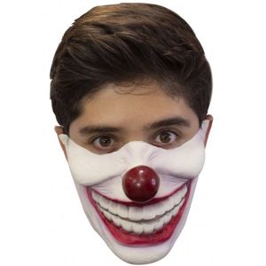 Ruedelafete Demi-Masque Bouche de Clown souriante