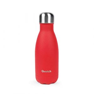 Image de Qwetch Bouteille isotherme granite rouge 260ml