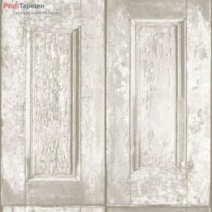 ESTAhome papier peint portes à panneaux blanc - 53 cm x 10,05 m - 138205