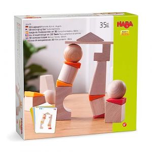 Haba Beech Jeu d'assemblage 3D Ça penche-Jouet en Bois Enfant-4 ans-306793, 306793
