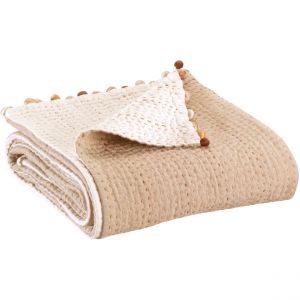 Declikdeco Plaid uni Gastounet Sienne