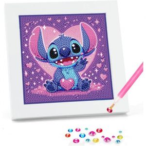 Kit De Peinture Diamant 5d Image Avec Cadre 17x17 Cm Diy Artisanat