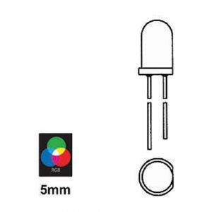 Velleman Led 5mm transparent - jaune ambre - 8200mcd 15° (L-5YAC)