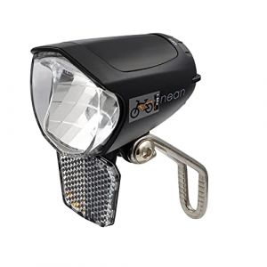 Phare avant LED - nean - 70 lux - Réflecteur StVZO - Plaque de refroidissement - Noir