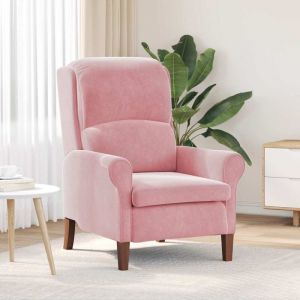 VidaXL Fauteuil Rose 76 x 94 x 102 cm Velours