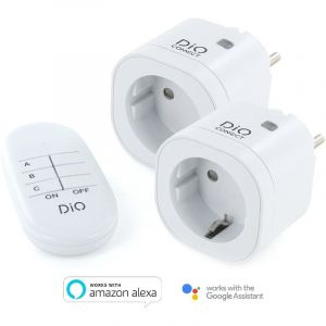 Dio Connected Home DiO Connect - 2 Prises WIFI et RF433MHz (SCH) + télécommande
