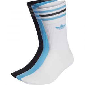 Adidas Originals Des Chaussettes Solid Crew 3 Paires EU 43-46 White 3