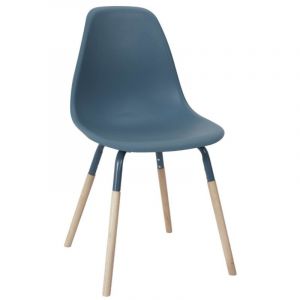 The home deco factory Chaise scandinave bleu