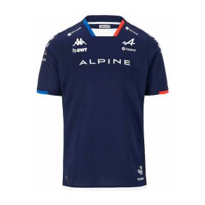 Kappa T-shirt enfant Maillot Kombat France Ocon BWT Alpine F1 Team 2024