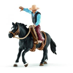 Schleich 41416 - Selle Western avec Cowboy