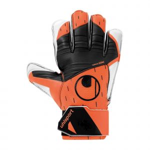 Uhlsport Starter Resist Gants de Gardien de But Mixte Adulte, Orange Fluo/Blanc/Noir