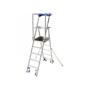 Tubesca Escabeau PIRL 5 marches - Hauteur max. de travail 3.18m - 2274015