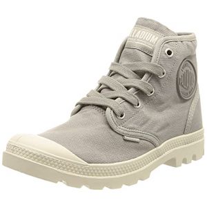 Palladium Pampa Hi, Basket Femme, Gray Flannel, 36 EU