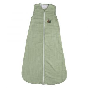 Sauthon Gigoteuse 6-24M sans manches en coton organique Botanica - Vert