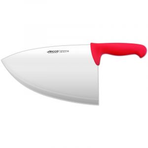 Arcos Loincloth Colour - Prof 298322 en acier inoxydable Nitrum et mango Polypropyl&egrave;ne rouge ergonomique avec une lame de 28 cm et un bo&icirc;tier de 3 mm