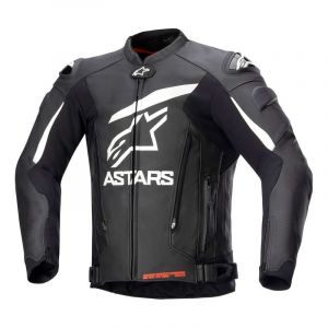 Alpinestars Blouson cuir GP Plus V4 black/white- 50