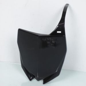 Ufo Plaque numéro frontale plaque phare cross noire pour moto Yamaha 125 YZ 2015-2019