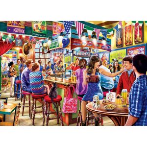 Master pieces Puzzle 550 pièces : Diners et plongées - Duffy's Sports & Suds