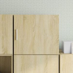 VidaXL Armoire murale chêne sonoma 45x42,5x40 cm bois d'ingénierie