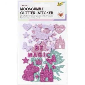 Folia Sticker Paillet&eacute; En Caoutchouc Mousse "Unicorn