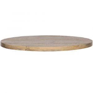 Woood Plateau de table ovale mangue Tablo