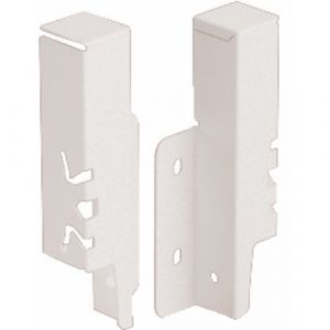 Hettich SET RACCORD DE PAROI ARRIERE H126 BLANC -