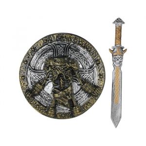 D&eacute;guisement Adulte Accessoires 123508 FUNIDELIA Bouclier et &eacute;p&eacute;e viking - D&eacute;guisement Homme Accessoires Halloween & carnaval