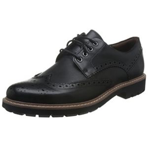 Image de Clarks Batcombe Wing, Derbys Homme, Noir (Black Leather-), 42 EU