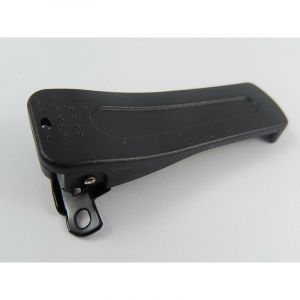 Vhbw Clip à ceinture compatible avec Baofeng BF-666S, BF-777S, BF-888S, BF-999S appareil radio - plastique, noir