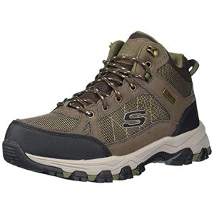 Skechers Chaussures montantes Street wear à lacets Marron - Taille 46