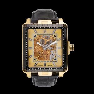 Montignac Montre Homme - MOW905 Bracelet Cuir Noir