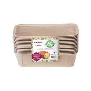 Gobel Pack de 15 moules à cake en papier 23,3 cm x 11 cm
