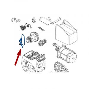 Came Pièce détachée tendeur de courroie et courroie c-bx 119ricx024