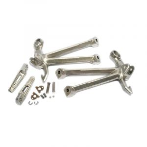 Brazoline Kit platine repose-pied moto arrière droit GSXR 1000 07/08
