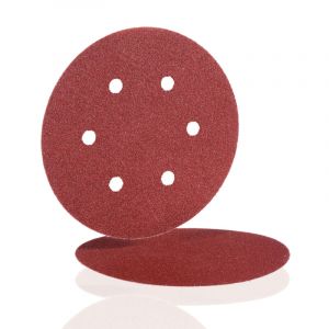 Hermes abrasifs Disque abrasif papier velcro BW 115 - Ø 150 Grain 100 - 6 trous - HERMES - 6381107