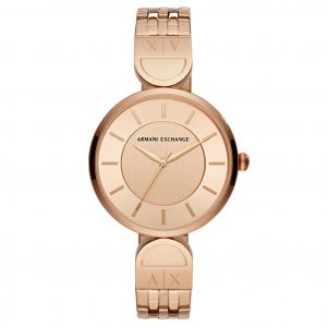 Image de Armani Exchange Montre Montre en Acier Rose Femme multicolor - Taille Unique