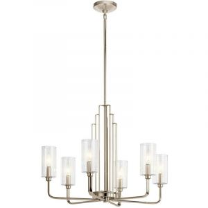 Elstead Kichler Kimrose Suspension à bras multiples Nickel poli