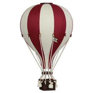 Sevira Kids Montgolfière décorative bordeaux bébé S