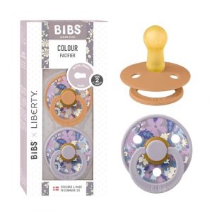 BIBS x Liberty Schnuller June Blossom - Pumpkin Mix 6-18 Monate