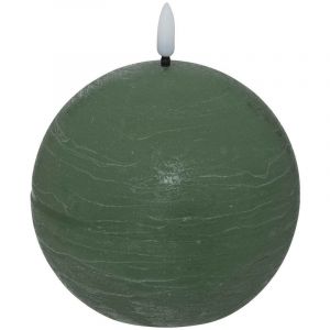 Atmosphera Créateur d'intérieur - Bougie Boule à LED Molia 8cm Vert