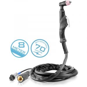 Stahlwerk - Torche de découpe plasma AG-60 / SG-55 Ensemble de flexibles 8 mètres jusqu'à 70A