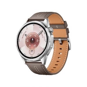 Huawei Watch GT 6 GPS 46mm Montres connect&eacute;es, &Eacute;cran AMOLED de 1,47 Pouce, Jusqu'&agrave; 21 Jours d'autonomie, Cyclisme de Niveau Professionnel, Compatible avec iOS et Android, Analyse ECG, Gris