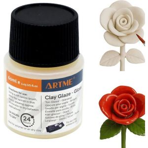 Image de ARTME Vernis de finition brillante pour argile polym&egrave;re argile et poterie s&eacute;chant &agrave; lair libre- 60 ml