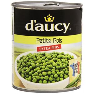 Image de d'aucy Petits pois extra-fins, &agrave; l'&eacute;tuv&eacute;e - La bo&icirc;te de 800g