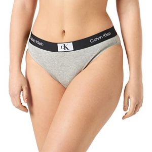 Calvin Klein Pour femme. Slip classique 96 gris