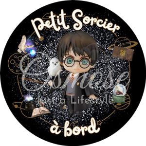 Sticker Bébé à Bord - Petit Sorcier (Harry Potter)