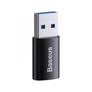 Baseus Adaptateur USB-A 3.1 vers USB-C Ingenuity Mini 10 Gbit/s Compact Noir 5,9 g